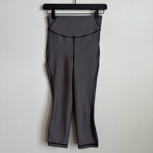 LuLulemon Athletica Base Pace High-Rise Tight 25" Two-Tone Ribbed Leggings 4 - Picture 5 of 13